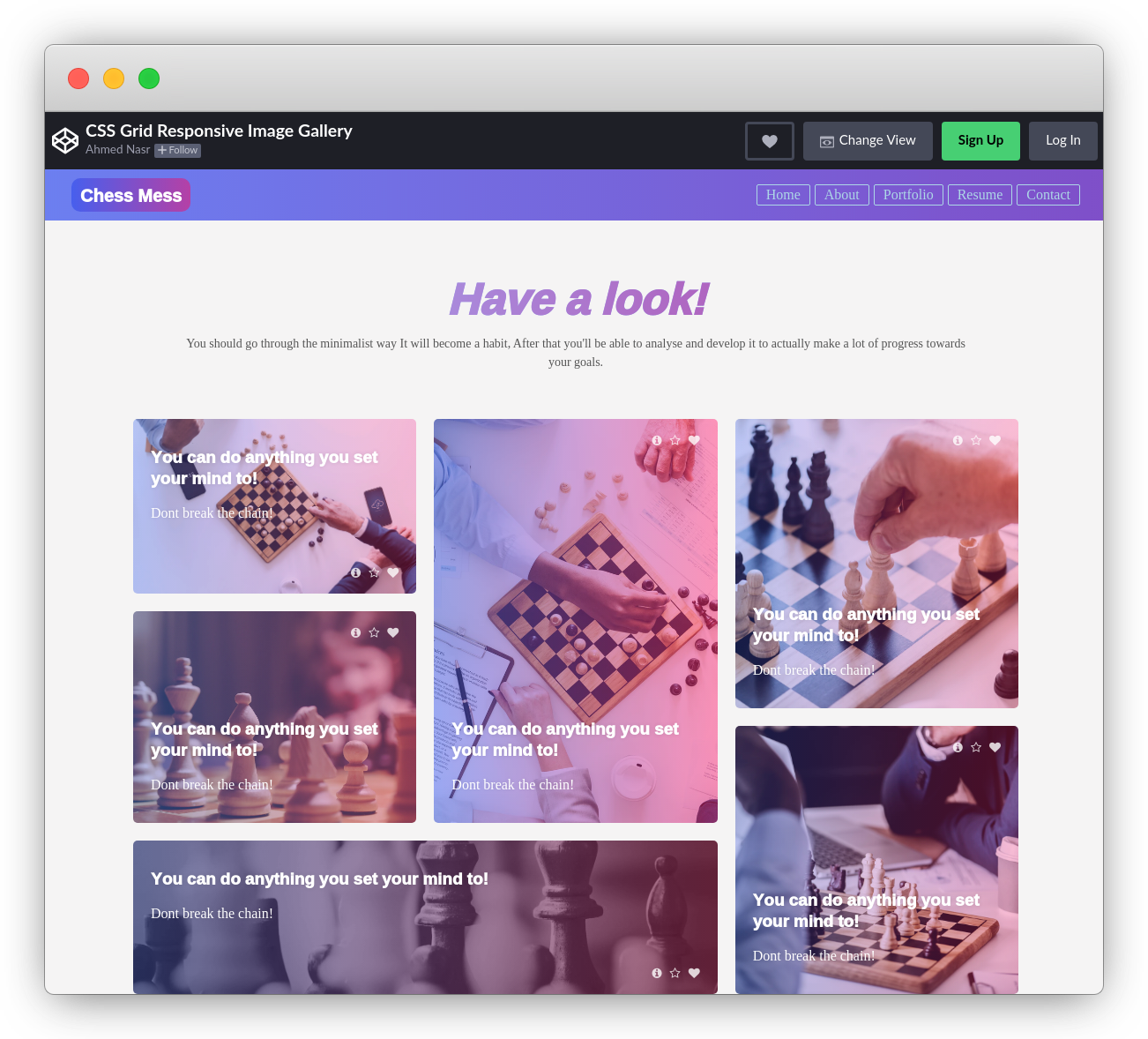 CSS Grid Responsive Image Gallerygraphics